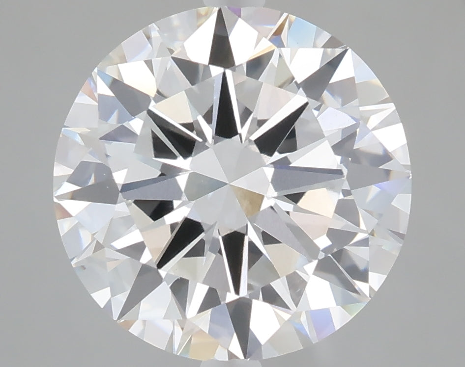 4.00 Carat Round Shaped, Excellent Cut, E Color, VVS2 Clarity, IGI Certified Lab Grown Diamond