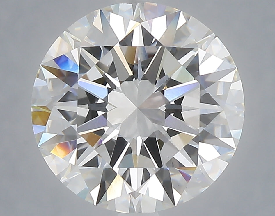 4.06 Carat Round Shaped, Excellent Cut, E Color, VS1 Clarity, IGI Certified Lab Grown Diamond