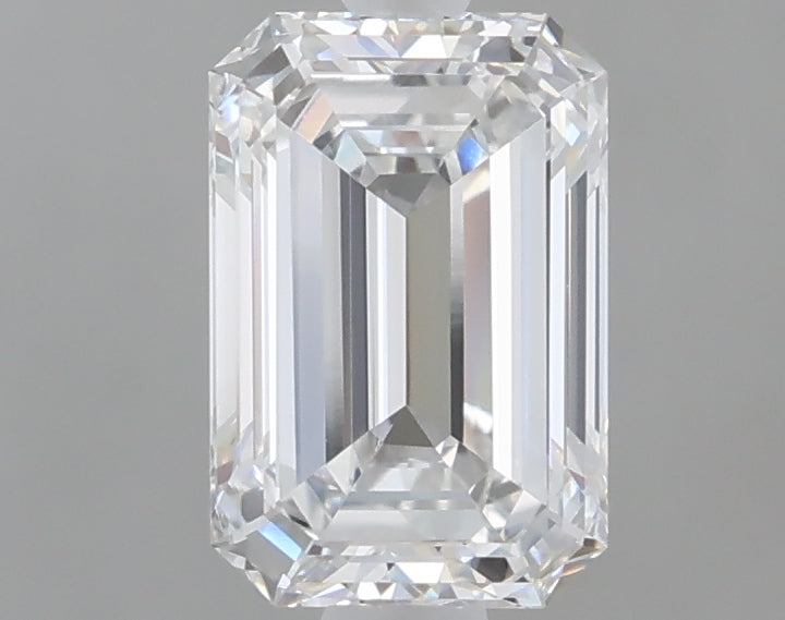 1.09 Carat Emerald Shaped, Ideal Cut, D Color, VVS1 Clarity, IGI Certified Lab Grown Diamond