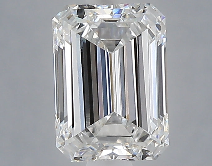 1.07 Carat Emerald Shaped, Ideal Cut, E Color, VVS1 Clarity, IGI Certified Lab Grown Diamond