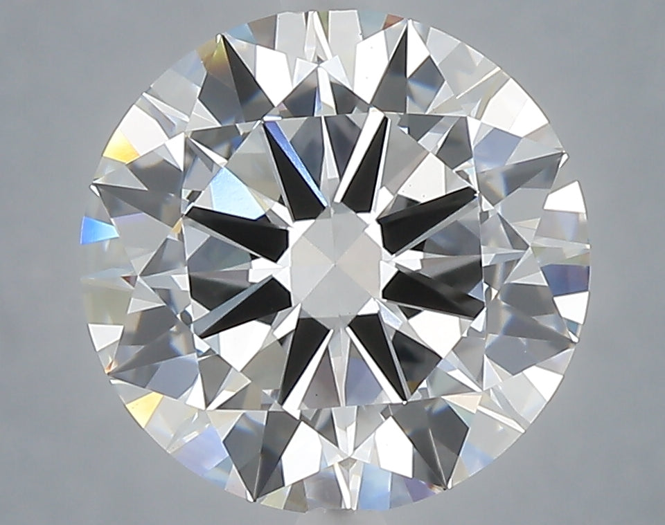 4.02 Carat Round Shaped, Excellent Cut, E Color, VS1 Clarity, IGI Certified Lab Grown Diamond