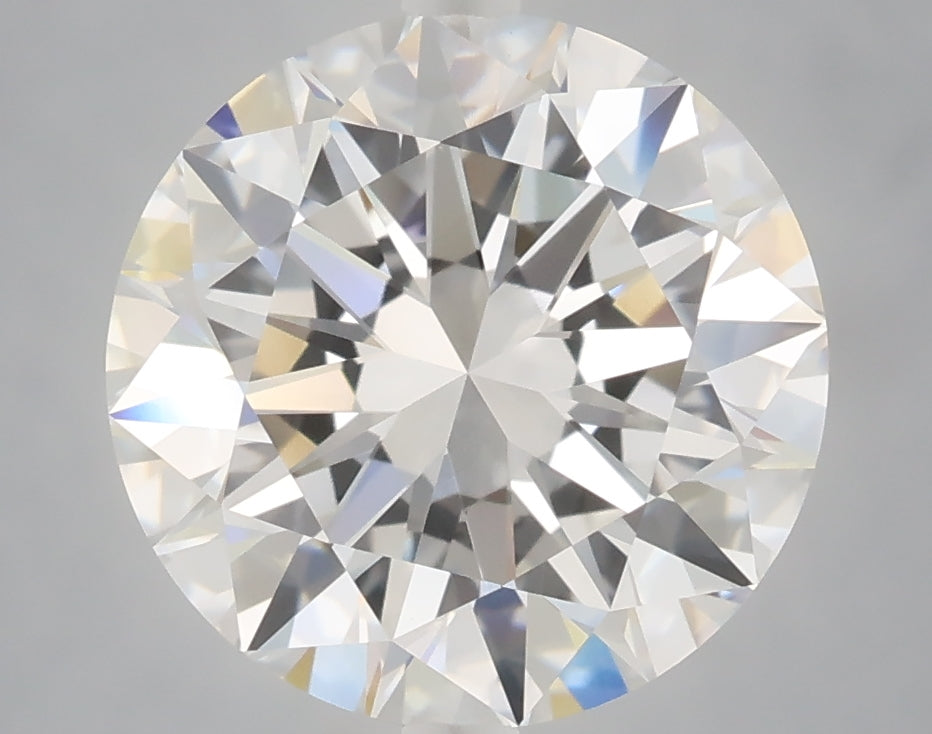 4.10 Carat Round Shaped, Excellent Cut, E Color, VVS2 Clarity, IGI Certified Lab Grown Diamond