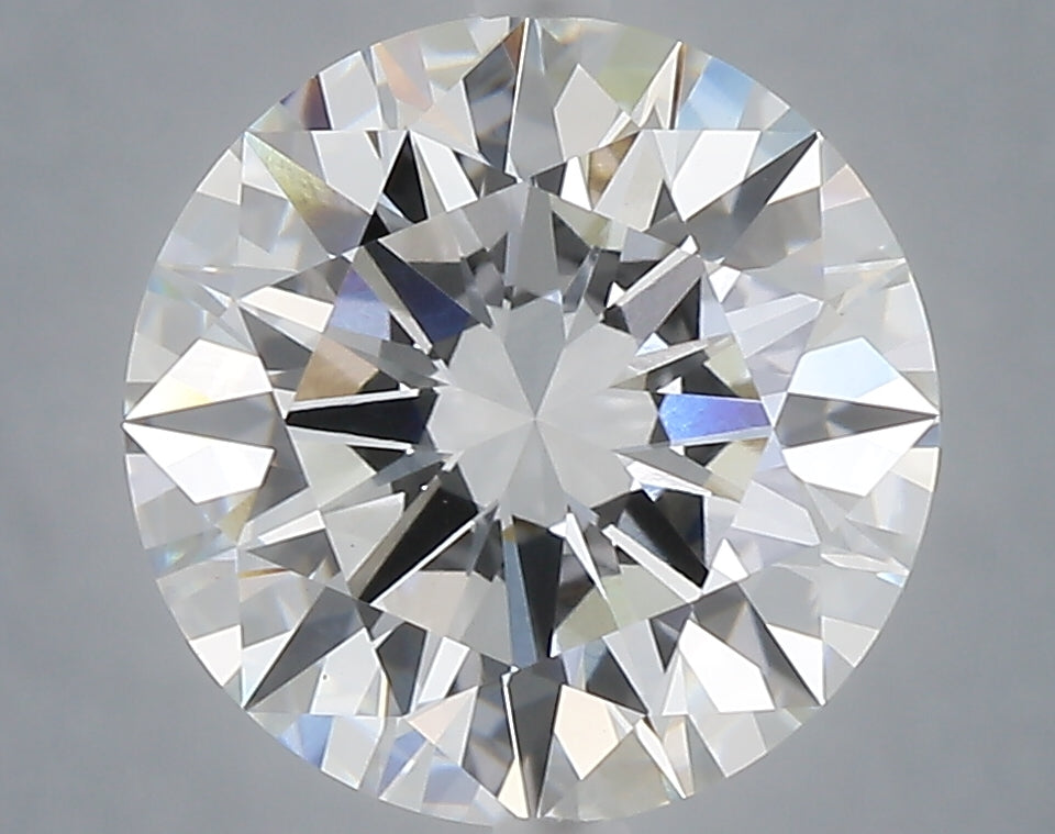 4.06 Carat Round Shaped, Excellent Cut, E Color, VS1 Clarity, IGI Certified Lab Grown Diamond
