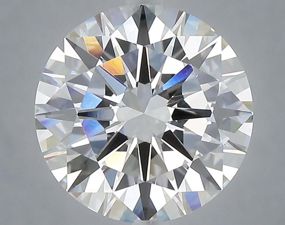 4.08 Carat Round Shaped, Excellent Cut, F Color, VVS2 Clarity, IGI Certified Lab Grown Diamond