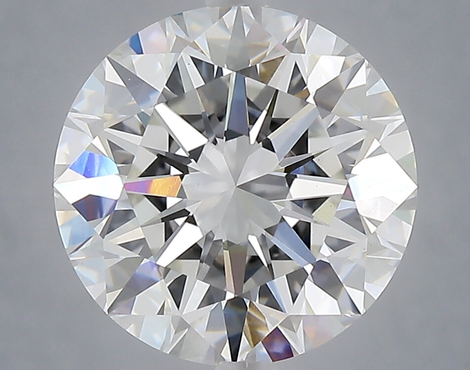 4.08 Carat Round Shaped, Excellent Cut, E Color, VS1 Clarity, IGI Certified Lab Grown Diamond