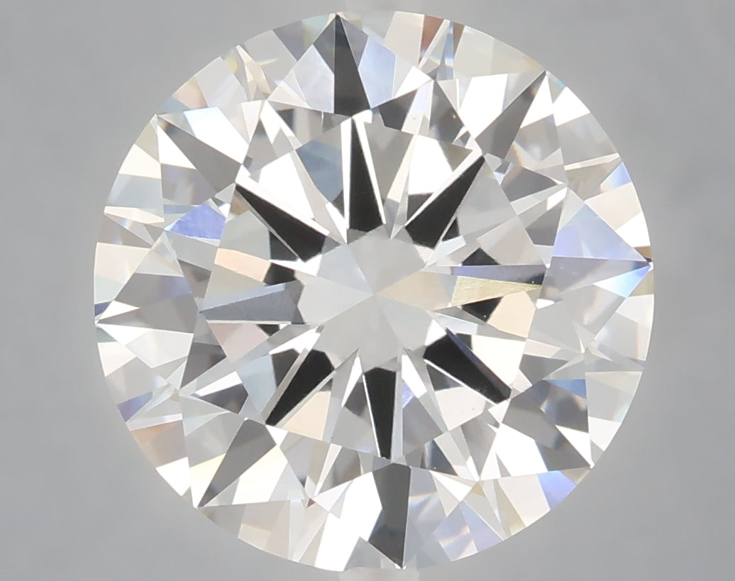 6.00 Carat Round Shaped, Excellent Cut, F Color, VVS2 Clarity, IGI Certified Lab Grown Diamond