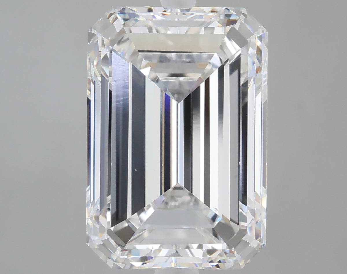 6.00 Carat Emerald Shaped, Very Good Cut, E Color, VS2 Clarity, IGI Certified Lab Grown Diamond