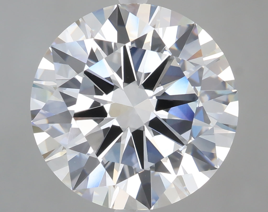 6.02 Carat Round Shaped, Excellent Cut, E Color, VVS2 Clarity, IGI Certified Lab Grown Diamond