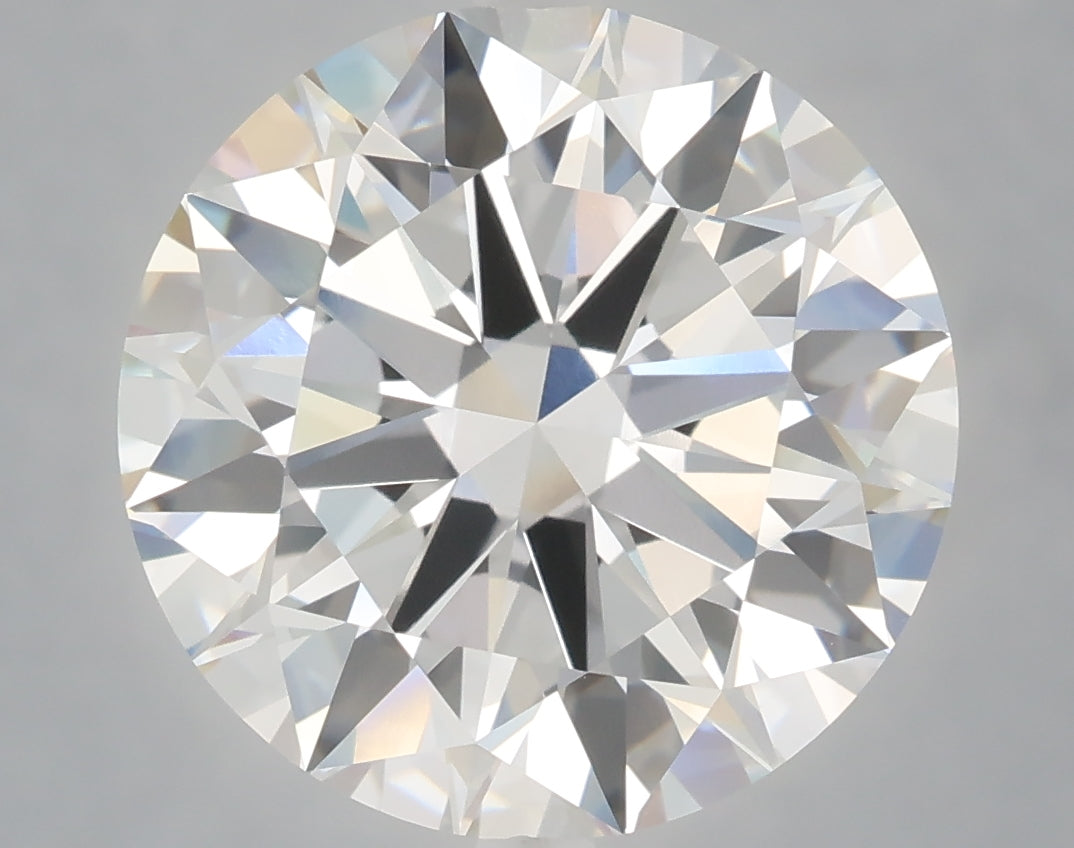 7.03 Carat Round Shaped, Excellent Cut, F Color, VVS2 Clarity, IGI Certified Lab Grown Diamond