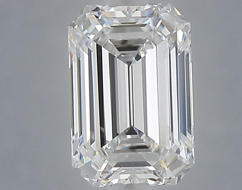 1.09 Carat Emerald Shaped, Ideal Cut, D Color, VVS2 Clarity, IGI Certified Lab Grown Diamond