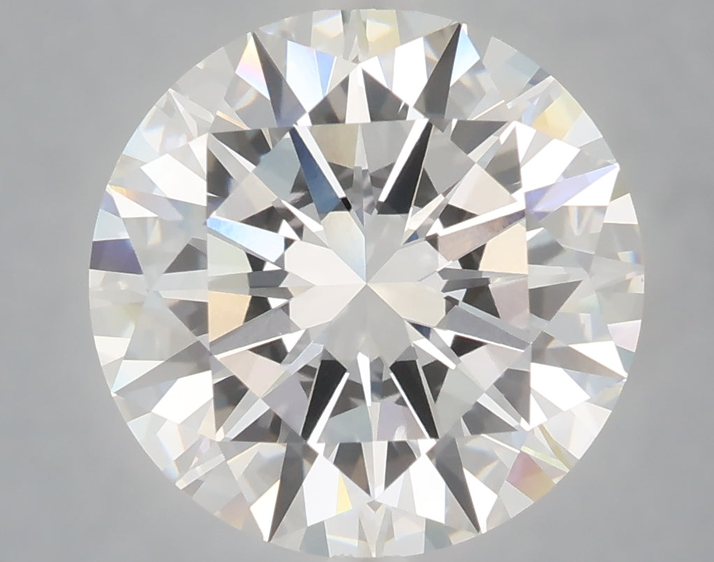6.04 Carat Round Shaped, Excellent Cut, E Color, VVS2 Clarity, IGI Certified Lab Grown Diamond
