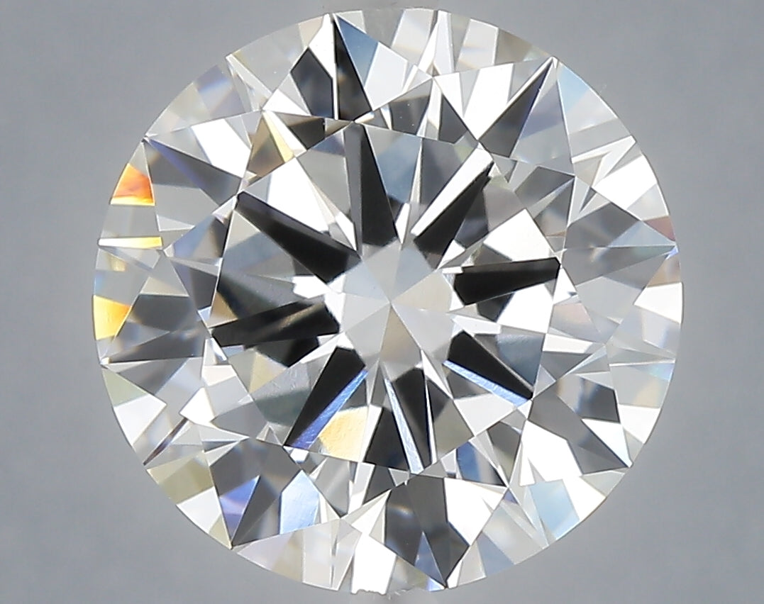 6.00 Carat Round Shaped, Excellent Cut, F Color, VVS2 Clarity, IGI Certified Lab Grown Diamond