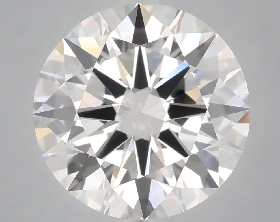 5.01 Carat Round Shaped, Excellent Cut, F Color, VVS2 Clarity, IGI Certified Lab Grown Diamond