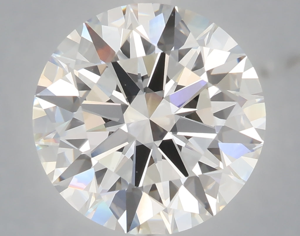 6.10 Carat Round Shaped, Ideal Cut, E Color, VVS2 Clarity, IGI Certified Lab Grown Diamond