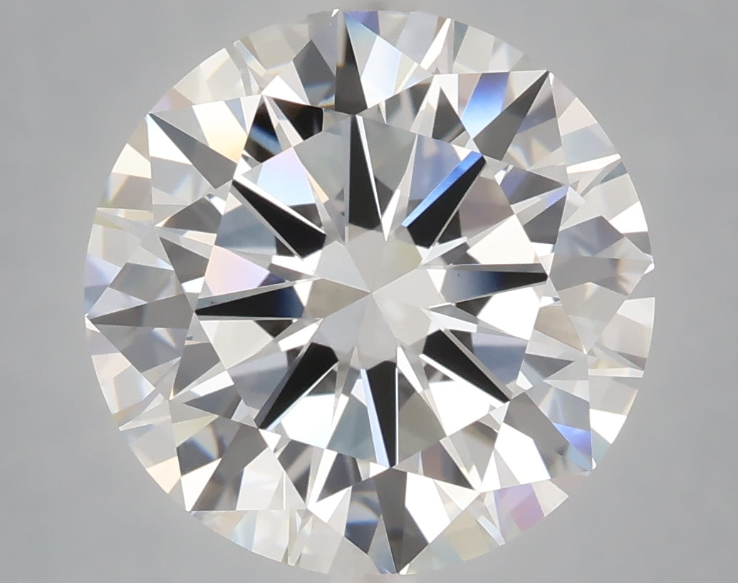 6.01 Carat Round Shaped, Excellent Cut, E Color, VVS2 Clarity, IGI Certified Lab Grown Diamond