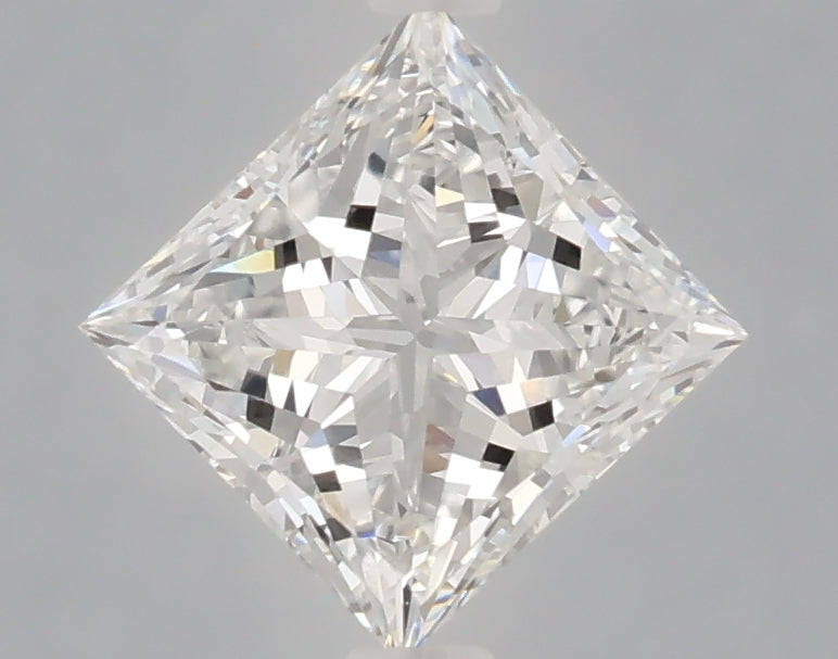 1.09 Carat Princess Shaped, Very Good Cut, D Color, VVS2 Clarity, IGI Certified Lab Grown Diamond