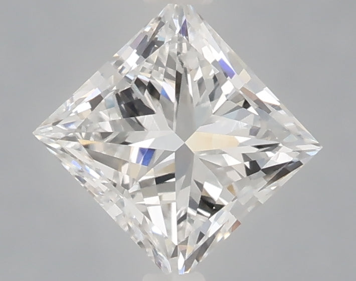 1.06 Carat Princess Shaped, Very Good Cut, D Color, VVS2 Clarity, IGI Certified Lab Grown Diamond