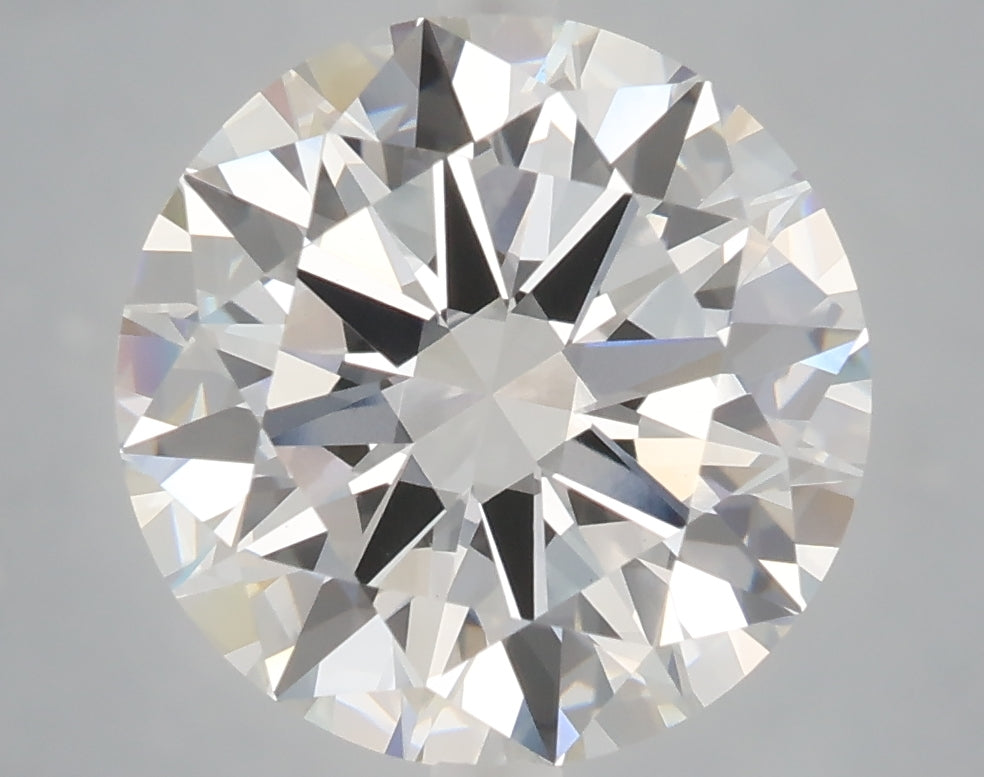 5.00 Carat Round Shaped, Excellent Cut, F Color, VVS2 Clarity, IGI Certified Lab Grown Diamond