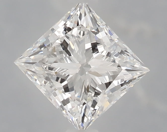1.10 Carat Princess Shaped, Ideal Cut, D Color, VVS2 Clarity, IGI Certified Lab Grown Diamond