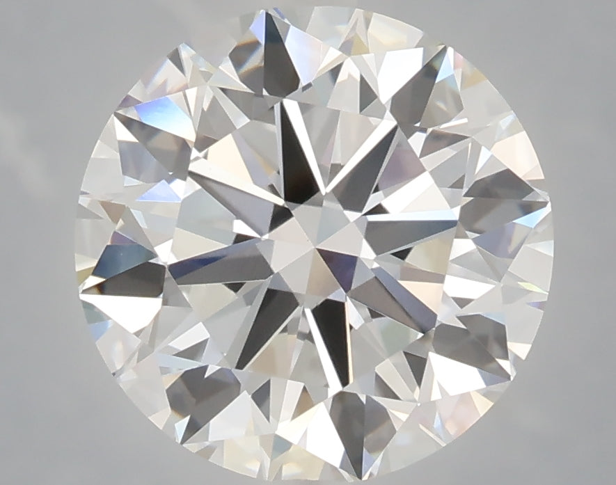4.08 Carat Round Shaped, Excellent Cut, E Color, VVS2 Clarity, IGI Certified Lab Grown Diamond
