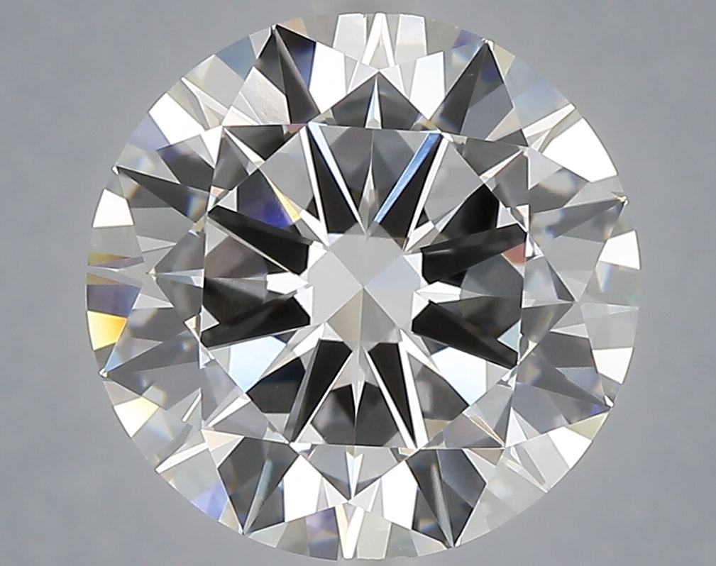 5.06 Carat Round Shaped, Excellent Cut, F Color, VVS2 Clarity, IGI Certified Lab Grown Diamond