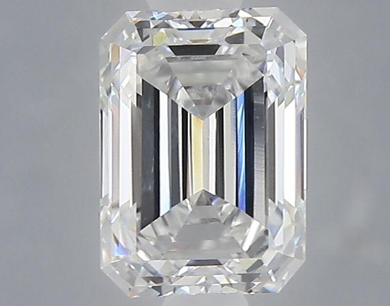 1.07 Carat Emerald Shaped, Ideal Cut, D Color, VS1 Clarity, IGI Certified Lab Grown Diamond