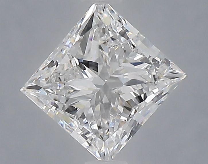 1.09 Carat Princess Shaped, Very Good Cut, D Color, VVS2 Clarity, IGI Certified Lab Grown Diamond