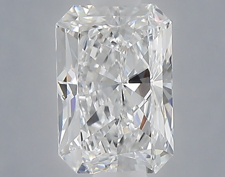 1.04 Carat Radiant Shaped, Excellent Cut, D Color, VVS2 Clarity, IGI Certified Lab Grown Diamond