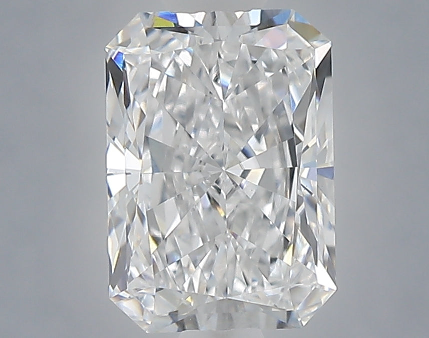 1.53 Carat Radiant Shaped, Excellent Cut, D Color, VS1 Clarity, IGI Certified Lab Grown Diamond
