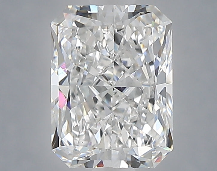 1.52 Carat Radiant Shaped, Excellent Cut, E Color, VS1 Clarity, IGI Certified Lab Grown Diamond