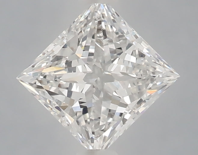 1.03 Carat Princess Shaped, Very Good Cut, D Color, VVS2 Clarity, IGI Certified Lab Grown Diamond