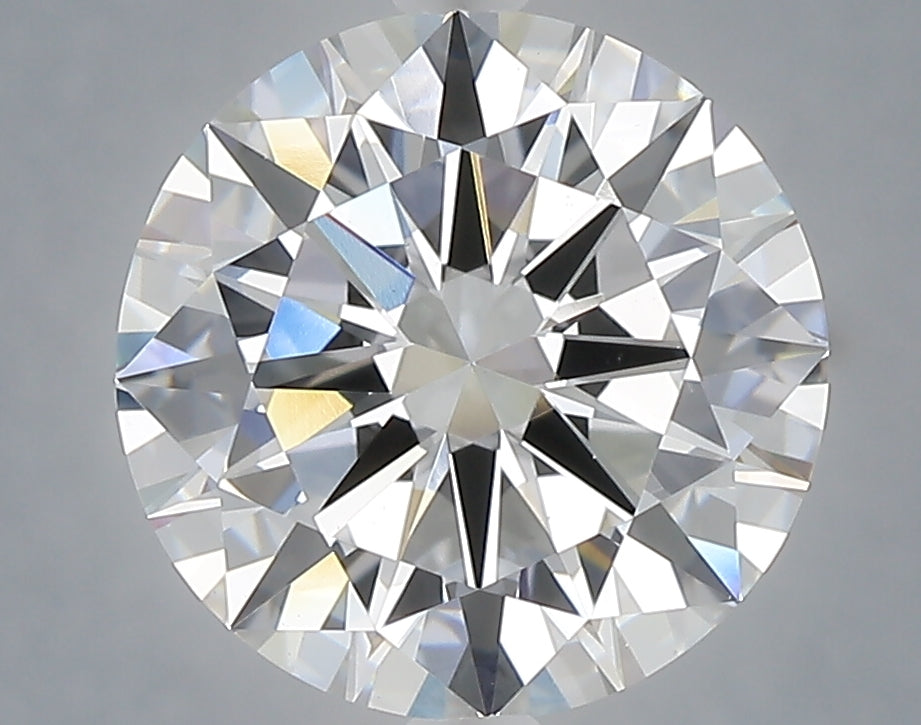 4.02 Carat Round Shaped, Excellent Cut, E Color, VVS2 Clarity, IGI Certified Lab Grown Diamond
