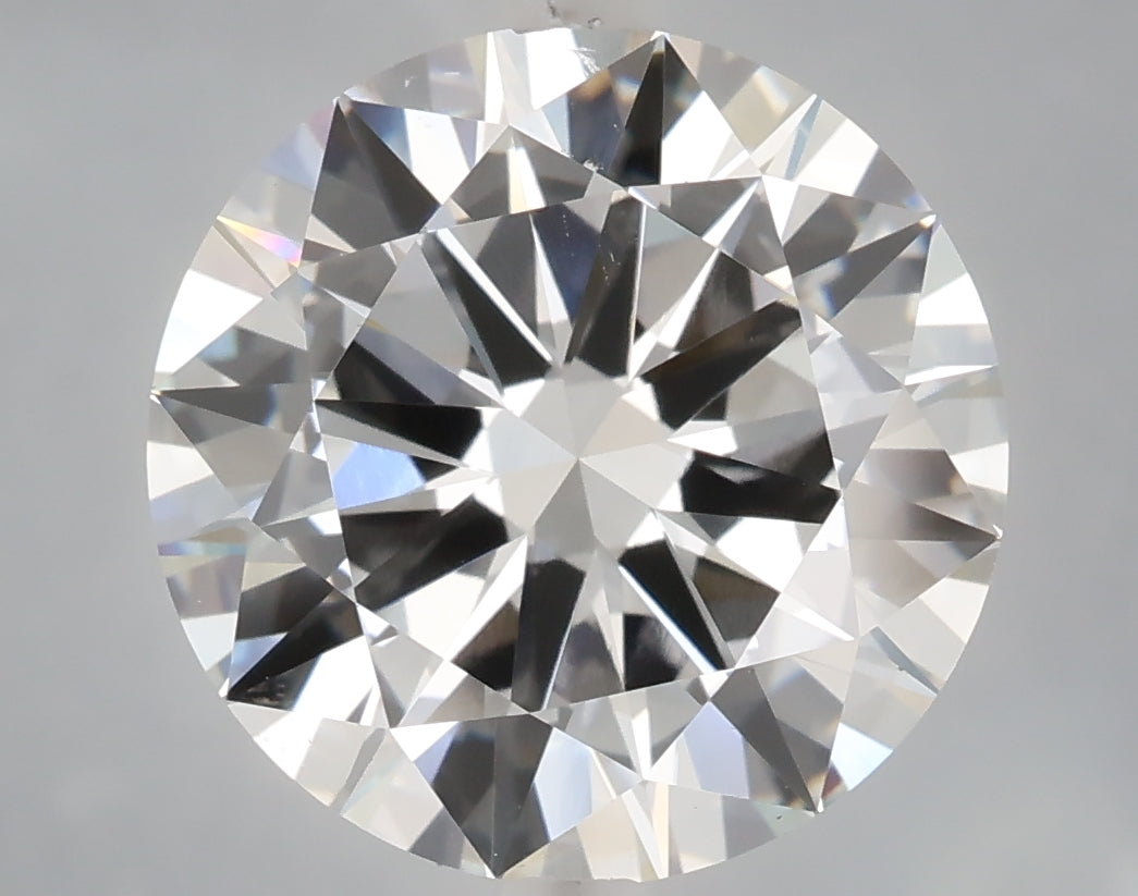 6.01 Carat Round Shaped, Excellent Cut, E Color, VVS2 Clarity, IGI Certified Lab Grown Diamond
