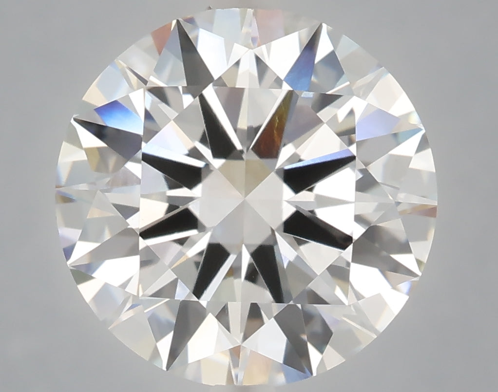 6.02 Carat Round Shaped, Excellent Cut, E Color, VVS2 Clarity, IGI Certified Lab Grown Diamond