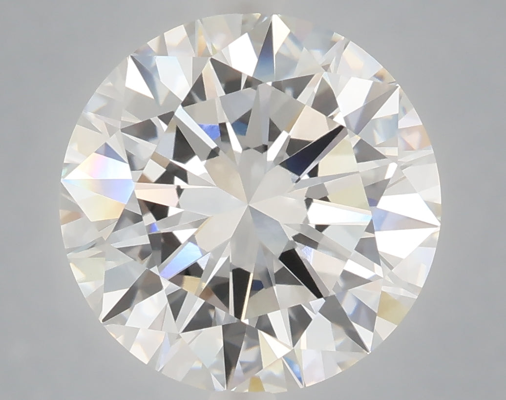 6.05 Carat Round Shaped, Excellent Cut, E Color, VVS2 Clarity, IGI Certified Lab Grown Diamond