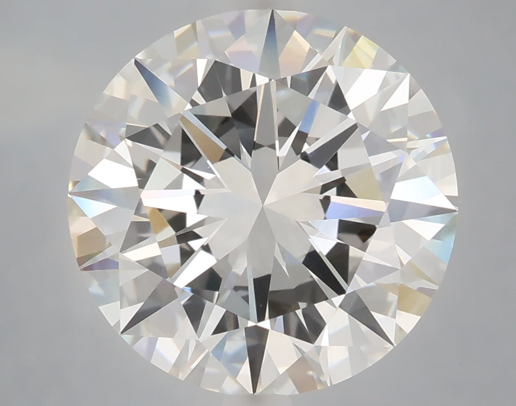 6.00 Carat Round Shaped, Excellent Cut, F Color, VVS2 Clarity, IGI Certified Lab Grown Diamond