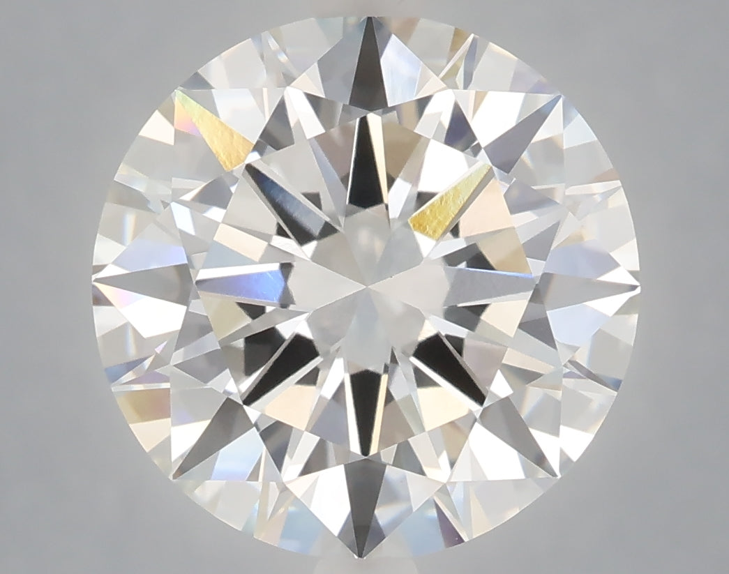 6.00 Carat Round Shaped, Excellent Cut, F Color, VVS2 Clarity, IGI Certified Lab Grown Diamond