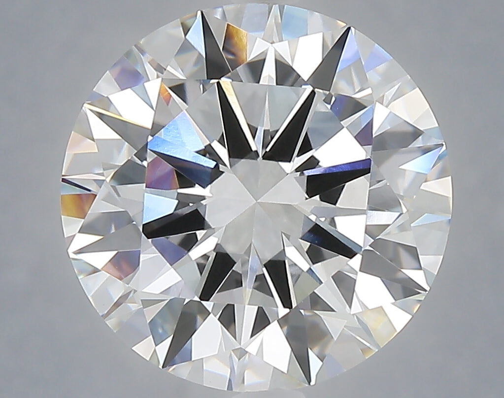 5.60 Carat Round Shaped, Excellent Cut, E Color, VVS2 Clarity, IGI Certified Lab Grown Diamond