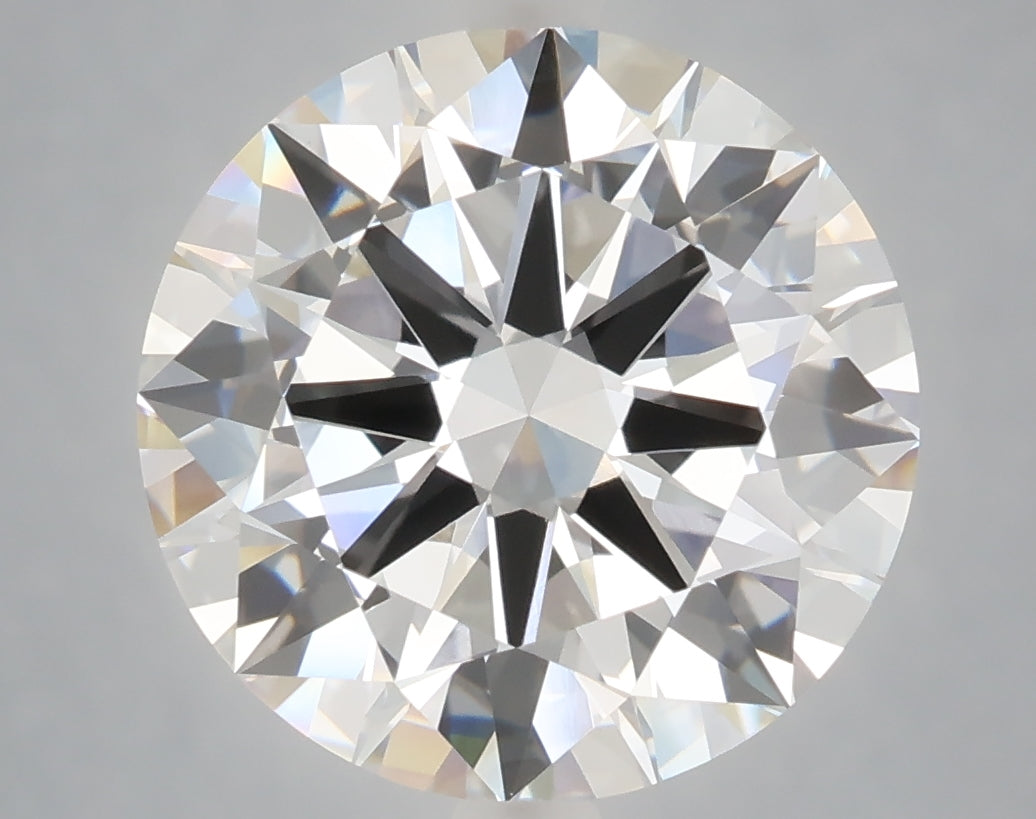 6.02 Carat Round Shaped, Excellent Cut, E Color, VVS2 Clarity, IGI Certified Lab Grown Diamond