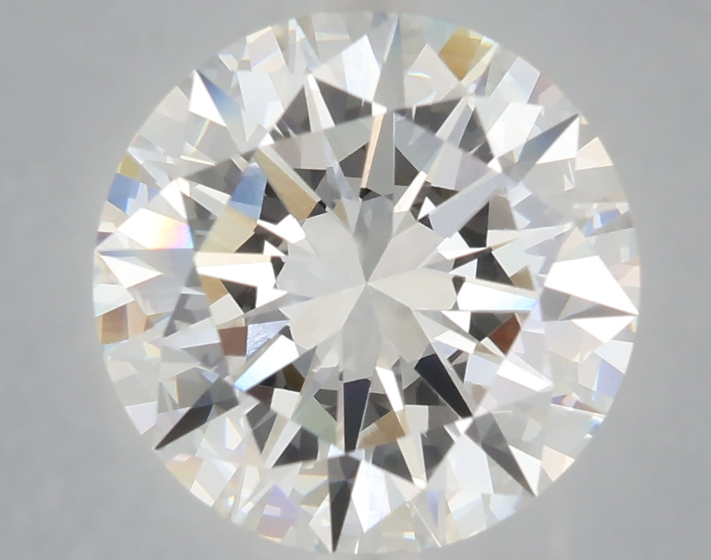 6.03 Carat Round Shaped, Excellent Cut, F Color, VVS2 Clarity, IGI Certified Lab Grown Diamond