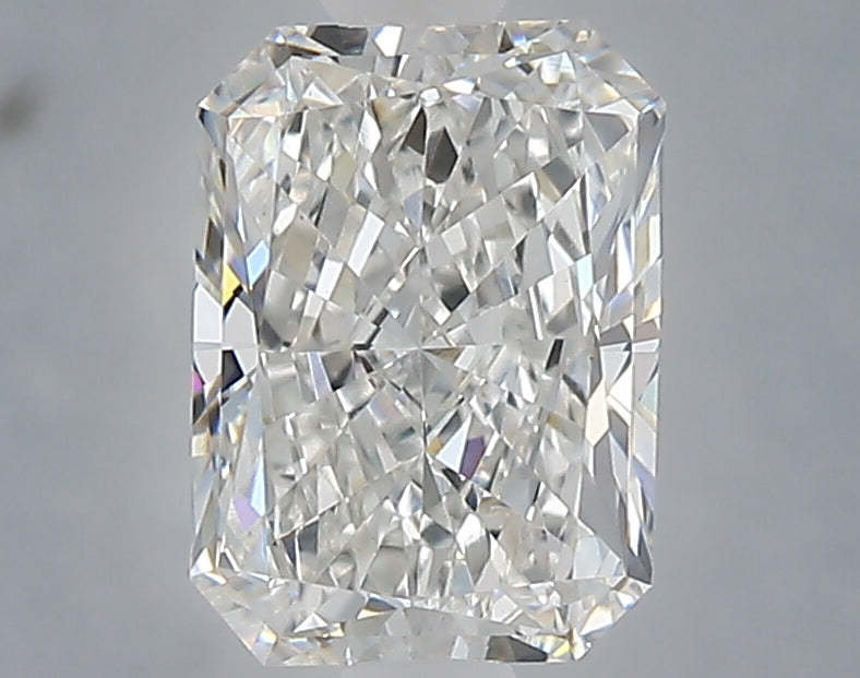 1.52 Carat Radiant Shaped, Excellent Cut, F Color, VVS2 Clarity, IGI Certified Lab Grown Diamond