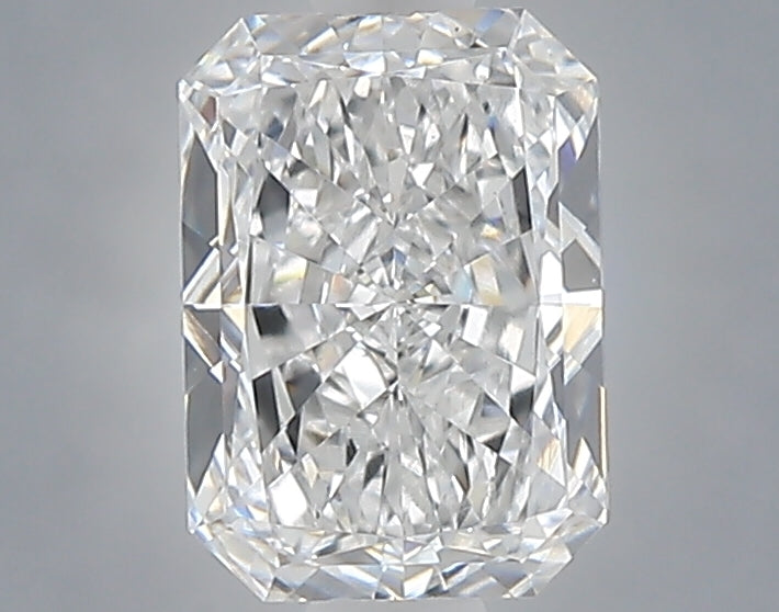 1.00 Carat Radiant Shaped, Excellent Cut, E Color, VVS2 Clarity, IGI Certified Lab Grown Diamond