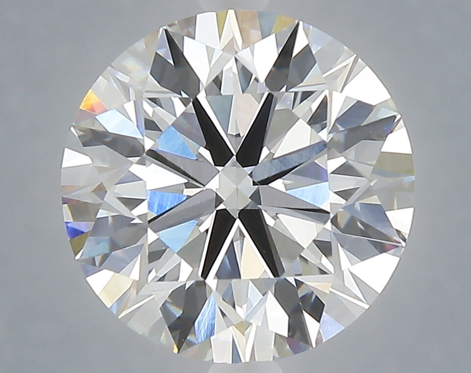 4.04 Carat Round Shaped, Ideal Cut, F Color, VVS2 Clarity, IGI Certified Lab Grown Diamond