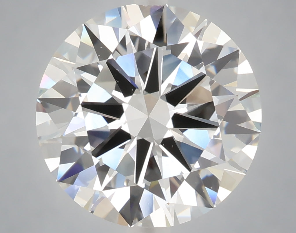 5.76 Carat Round Shaped, Excellent Cut, F Color, VS1 Clarity, IGI Certified Lab Grown Diamond