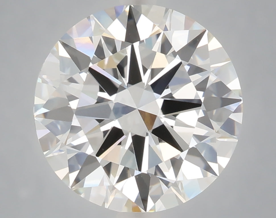 5.03 Carat Round Shaped, Excellent Cut, F Color, VS1 Clarity, IGI Certified Lab Grown Diamond