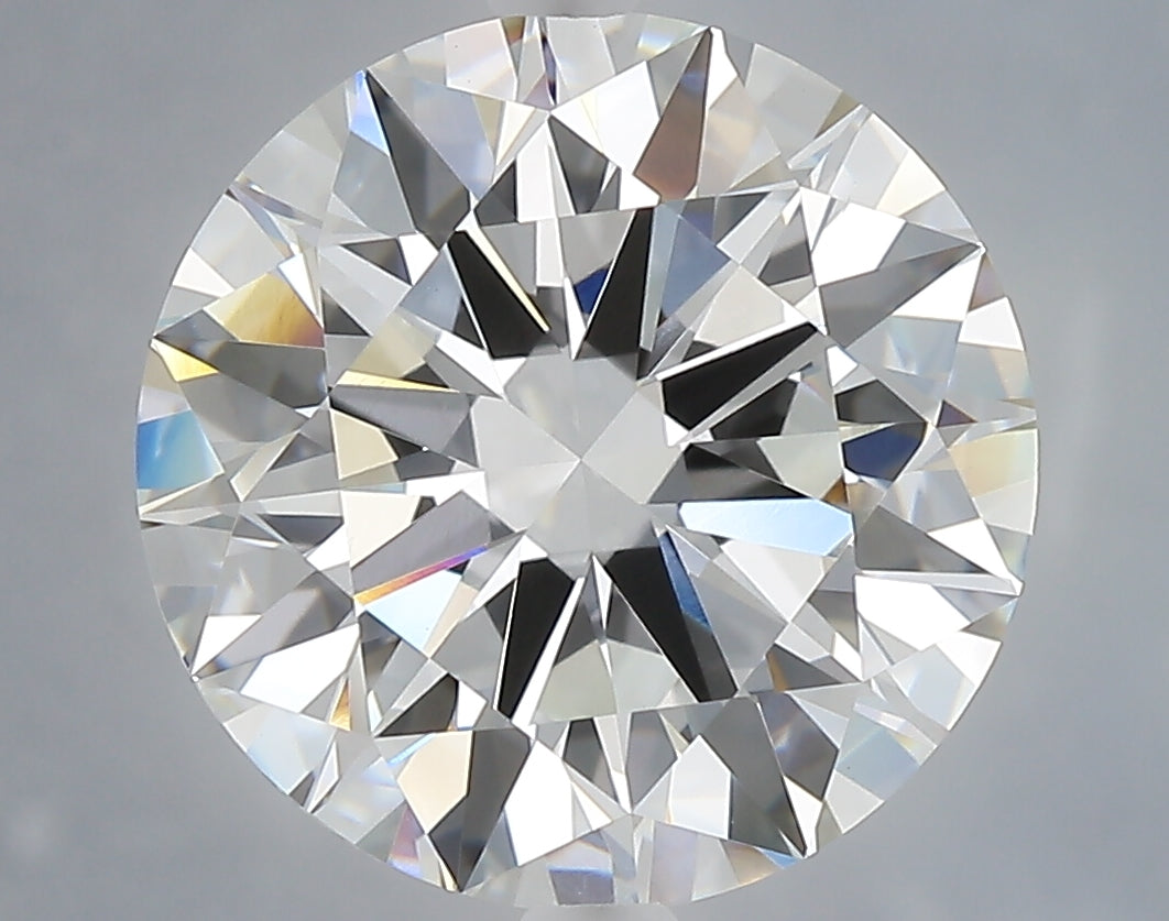 6.00 Carat Round Shaped, Excellent Cut, E Color, VS1 Clarity, IGI Certified Lab Grown Diamond