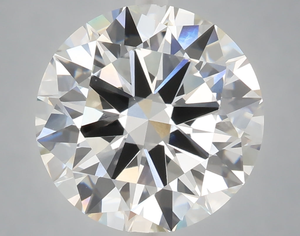 6.00 Carat Round Shaped, Excellent Cut, F Color, VVS2 Clarity, IGI Certified Lab Grown Diamond