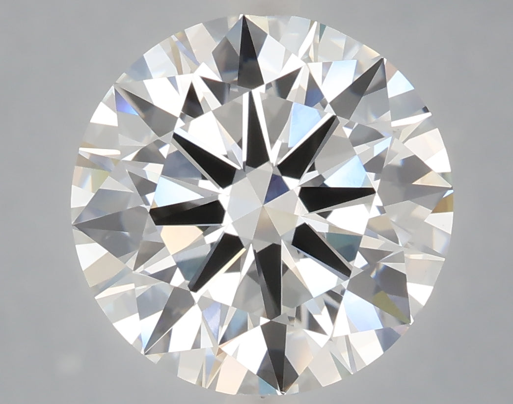 6.00 Carat Round Shaped, Excellent Cut, E Color, VVS2 Clarity, IGI Certified Lab Grown Diamond