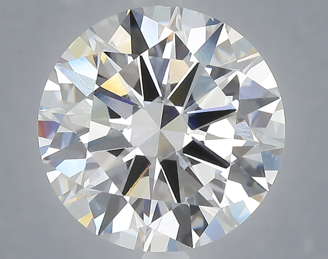 6.00 Carat Round Shaped, Excellent Cut, E Color, VS1 Clarity, IGI Certified Lab Grown Diamond