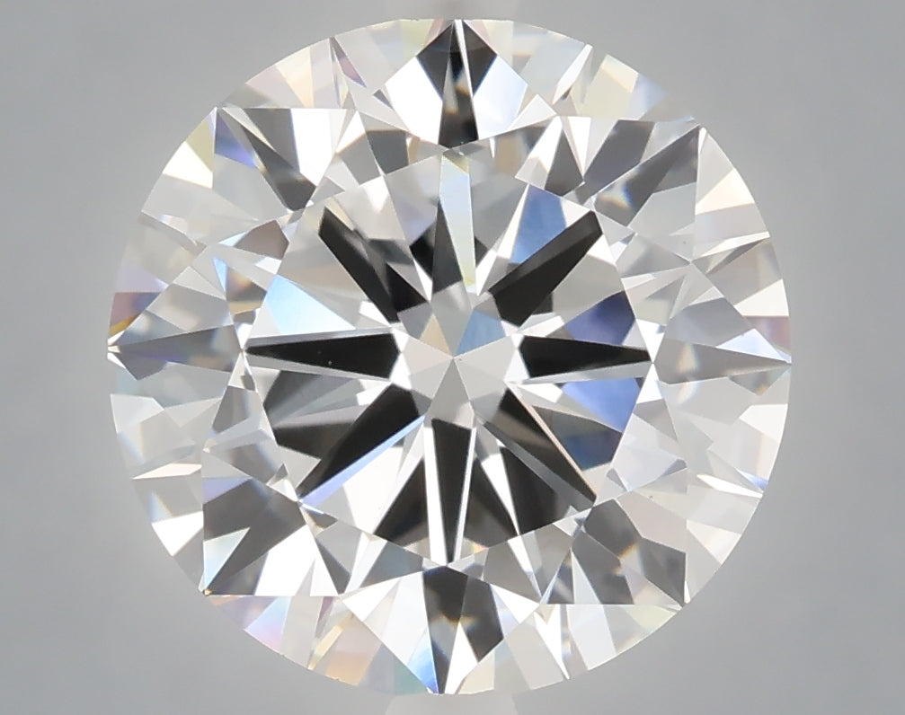 5.51 Carat Round Shaped, Excellent Cut, E Color, VVS2 Clarity, IGI Certified Lab Grown Diamond